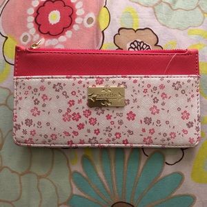 Nanette Lepore Coral Floral Wallet
